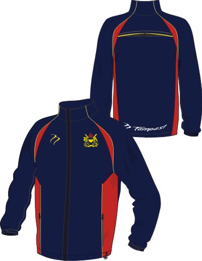 X-Tec Style Navy Red Yellow Unisex Splash Jacket